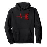 Gamer Heartbeat Video Video games Gaming Boys Teenagers Men Pullover Hoodie