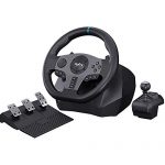 PXN V9 Guidance Wheel PC Gaming Racing Wheel , Driving Wheel Volante PC 270/ 900 Level Vibration and Shifter with Pedals for PC,PS4,Xbox One,Nintendo Swap,PS3,Xbox…
