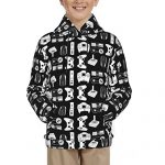 Formative years Boys Ladies Hoodie Pullover 7-20Y Video Sport Weapon Humorous Gamer Unlit Sample Sweatshirts 3D Chilly Top