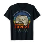 Social Distancing Shirt Gaming Educated Video Gamer Boys Males T-Shirt