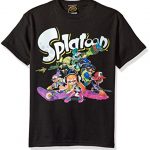 Nintendo boys Splat Toons Graphic T-shirt T Shirt, Dusky, Substantial US