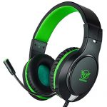 Masacegon Gaming Headset for PC,Gaming Headphone Worship minded with Xboxone,PS4,Nintendo Switch,3.5mm Over-Ear Headphones with Noise Canceling Characteristic