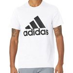 adidas Men’s Badge of Sport Tee, White/Unlit, Tiny