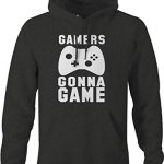 Avid gamers Gonna Game Video Game Lifestyles Technology Hoodie for Mountainous Men 3XL Darkish Gray
