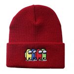 Awyjcas Video Game Video games Impostor Vogue Pattern Traditional Iciness Warm Knit Hat Beanie Cap for Teens Adults Teens Cap