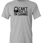 I’m Gaming Graphic Novelty Sarcastic Funny T Shirt XL Sport Grey