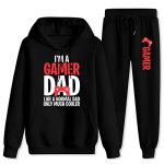 Vogue Hoodies Sweatshirts Pullover Gamer Dad Hoodie Sweatpants Coast well with Outfit Jacket Plot for Males Boys Formative years