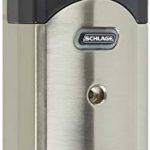 SCHLAGE Z-Wave Connect Camelot Touchscreen Deadbolt with Constructed-In Scare, Satin Nickel, BE469 CAM 619, Works with Alexa through SmartThings, Wink or Iris