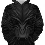 Boys Ladies Hoodies Young other folks 3D Print Pullover Sweatshirts With Pocket Chilly Silly Long Sleeve Hooded Gorgeous Graphic Cushy Shadowy Lion Animal Hoody for…