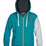 JINX Overwatch Last Symmetra Males’s Gamer Zip-Up Hoodie, Teal, 2X-Desirable