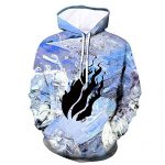 Childhood 3D Games Hoodies Graphic Hooded Sweatshirt Printed Pullover with Pocket for Boys Girls Kids (L, ice)