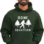 Hurry All Out XX-Proper Wooded space Green Grownup Long previous Squatchin’ Long previous Squatching Bigfoot Sasquatch Sweatshirt Hoodie