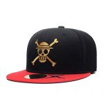 Quanhaigou Anime One Fragment Personality Cosplay Snapback Hat, Skull Skeleton Baseball Cap, One Fragment Unlit, One Size