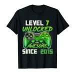 7 twelve months Aged Gamer Gaming Kindly 2015 Seventh Birthday Boys Miniature one T-Shirt