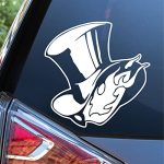 Sunset Graphics & Decals Persona Phantom Decal Vinyl Automobile Sticker Video Sport Magic Hat | Vehicles Trucks Vans Partitions Pc computer | White | 5…