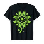 Video Game Shamrock Men Boys Adolescents St Patricks Day Gamer T-Shirt