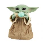 Superstar Wars The Mandalorian Galactic Snackin’ Grogu Animatronic Toy with Over 40 Sound and Circulation Combinations, Interactive Toys