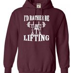 Whisk All Out X-Comely Maroon Grownup I could maybe maybe Fairly Be Lifting Humorous Weightlifting Gymnasium Workout Sweatshirt Hoodie