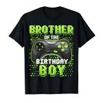 Brother of the Birthday Boy Matching Video Sport Birthday T-Shirt