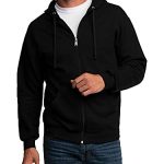 Fruit of the Loom Males’s Eversoft Fleece Sweatshirts & Hoodies, Stout Zip-Dusky, X-Exciting
