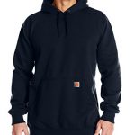 CarharttmensRain Defender Paxton Heavyweight Hooded Sweatshirt (Colossal & Tall)Unique NavyLarge/Tall