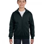 Hanes Comfortblend EcoSmart Stout-Zip Teenagers’ Hoodie Sweatshirt, Shadowy, Medium