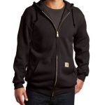 CarharttMenLoose Fit Midweight Corpulent-Zip Sweatshirt (Broad & Broad)Black2X-Colossal/Broad