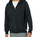 Russell Athletic Males’s Dri Energy Plump Zip Fleece Hoodie, Shadowy, X-Colossal