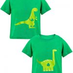 2 Pieces St Patricks Day Shirts Kids Clover Irish T-Shirt Dinosaur Shamrock Boys Ladies St Patricks Day T-Shirt Inexperienced Irish Shirt Toddler Shrimp one