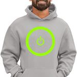 Hobble All Out X-Wide Oxford Grownup Gaming Energy Button Gamer Pleasure Sweatshirt Hoodie