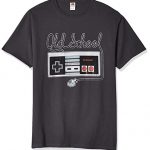 Nintendo Males’s Tangled Controller T-Shirt, Charcoal, X-Colossal