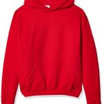 Hanes Boys Eco Sparkling Pullover Hoodie, Deep Red, X-Large