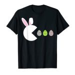 Video Games Bunny Eggs Gaming Easter Day Gamer Men Boys Youngsters T-Shirt