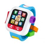 Fisher-Label Laugh & Study Time to Study Smartwatch, early role-play toy with music and lights for child and minute toddlers