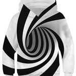 AIDEAONE Boys Hoodies 3D Print Pullover Hoody Sweatshirt Droll Hoodies with Pocket L