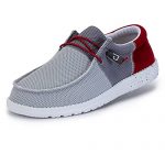 Hi there Dude Males’s Wally Sox Funk Darkish Grey Purple Size 13 | Males’s Shoes | Males’s Lace Up Loafers | Relaxed & Gentle-Weight
