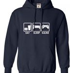 Experience All Out X-Pleasing Navy Blue Adult Use Sleep Sport Amusing Gamers Gaming Sweatshirt Hoodie