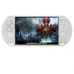 Unusual 5.1 straggle 16GB 128Bit Retro Handheld Video Sport Console Constructed-in 7600 Games for Extra than one simulators Transportable Sport Console mp3/4 (White)