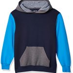 Fruit of the Loom Boys’ Fleece Sweatshirts, Hoodies, Sweatpants & Joggers, Pullover-Navy/Pacific Blue, Mammoth