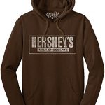Tee Luv Hershey’s Milk Chocolate Cushy Touch Hoodie-Minute Darkish Brown