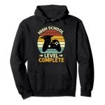 Comic Graduation Shirt – Senior Gamer High College Grad Gift Pullover Hoodie