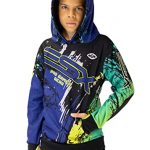 ESX360 BLUE ULTIMATE PRO GAMER HOODIE ESPORTS GAMING GEAR BLACK (18)