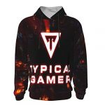 Fahion Hooded Gamer Triangle Sweatshirt Tops with Pockets Youth Hooded Youth Youth Hoodies For Ladies&Boys Pullover Medium Brown