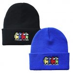 Video Sport Games Impostor Style Pattern Traditional Iciness Warm Knit Hat Beanie Cap for Childhood Adults Younger of us Cap