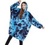 Wearable Blanket Sweatshirt for Girls and Men,Oversized Sherpa Fleece Blanket Hoodie with Enormous Pocket