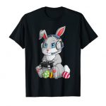 Pleased Easter Day Bunny Egg Silly Boys Women Formative years Gamer T-Shirt