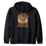 Level 4 Total Classic 2018 Gamer Video Games 4th Birthday Zip Hoodie
