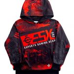 ESX360 ROYAL BLUE ULTIMATE GAMER HOODIE ESPORTS GAMING GEAR BLACK (10)