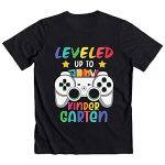 Leveled Up to Kindergarten Early life Shirt Pre-Okay Graduation and Aid to Faculty T-Shirt Gamer Boy Girl Sweatshirt/Unisex Hoodie/Long Sleeve for Instructor Son Grandson Nephew
