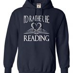 Proceed All Out X-Easy Navy Blue Adult I could perhaps well Reasonably Be Learning Book Enthusiasts Sweatshirt Hoodie
